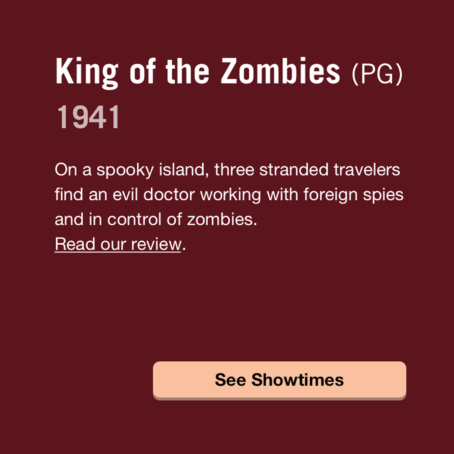 The same text over a solid red background.